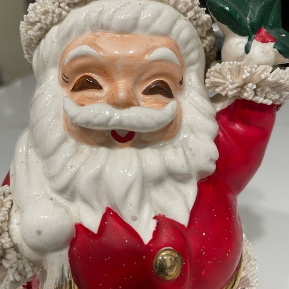 Vintage Napco Ceramic Spaghetti Santa Bank - Picture 3 of 7